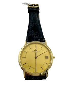 1980s Baume & Mercier Gold Wristwatch