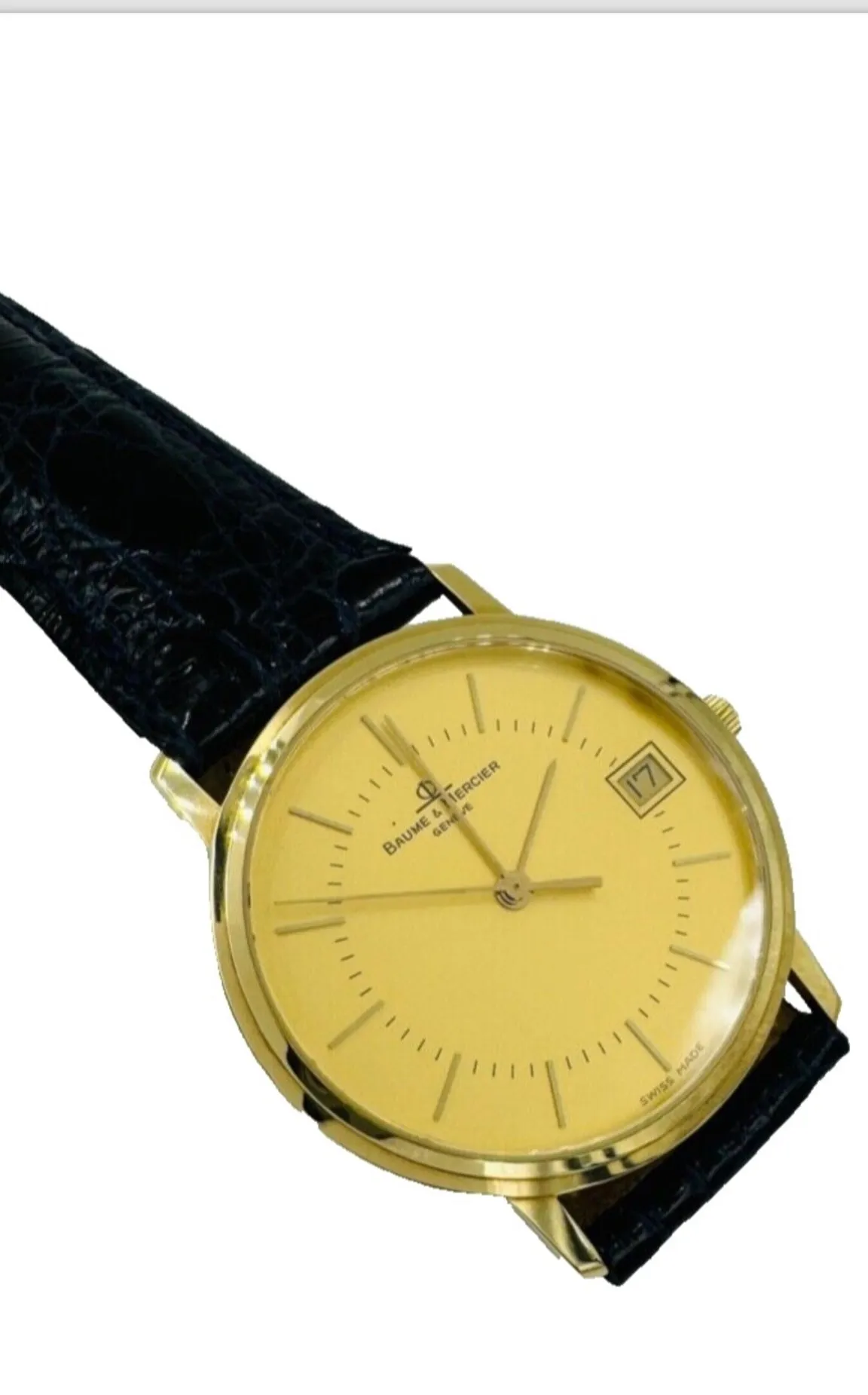 1980s Baume & Mercier Gold Wristwatch