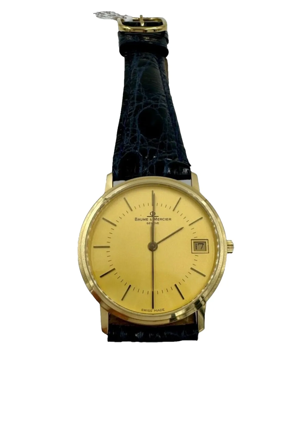 1980s Baume & Mercier Gold Wristwatch