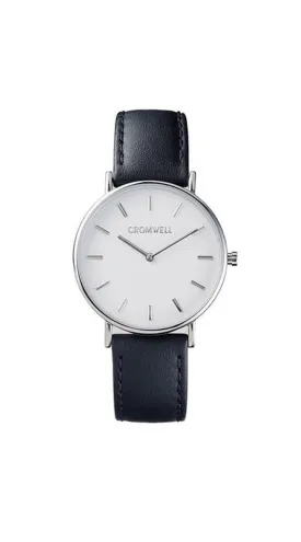 36mm "Coronado" - Silver Case with White Face