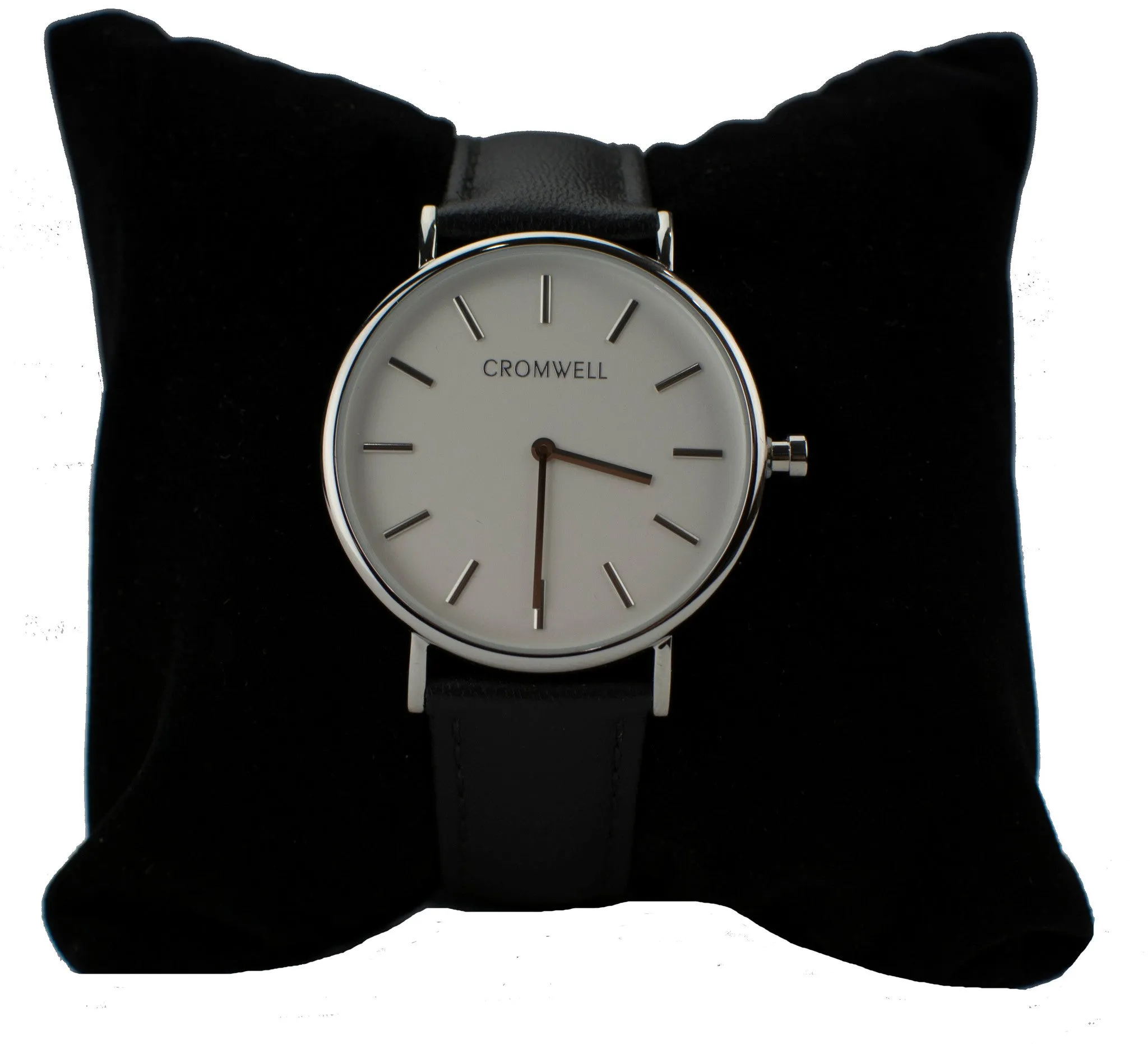 36mm "Coronado" - Silver Case with White Face