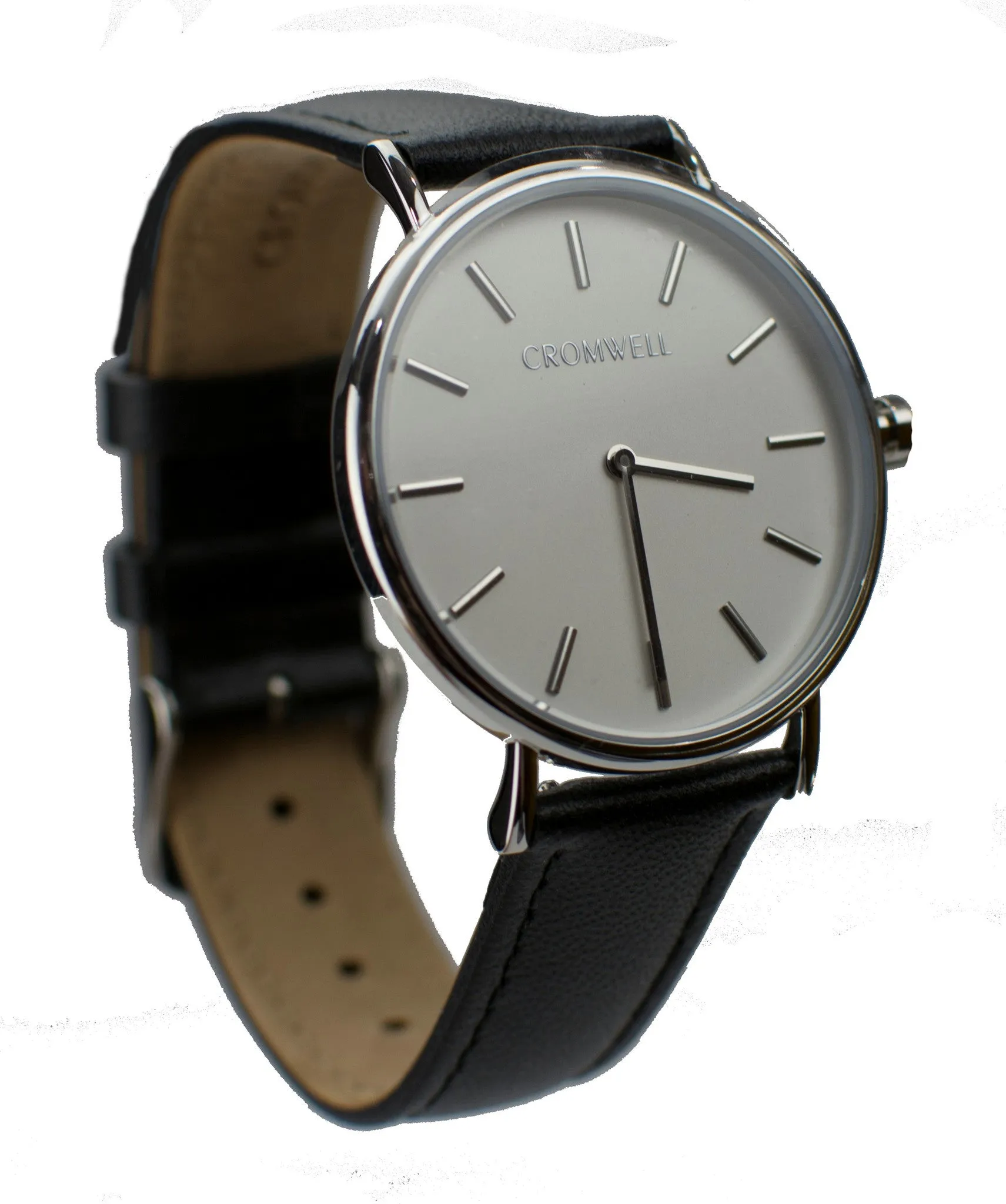 36mm "Coronado" - Silver Case with White Face