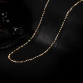 3mm Gold Filled Bonded Classic Belcher Chain 18/22 Inches