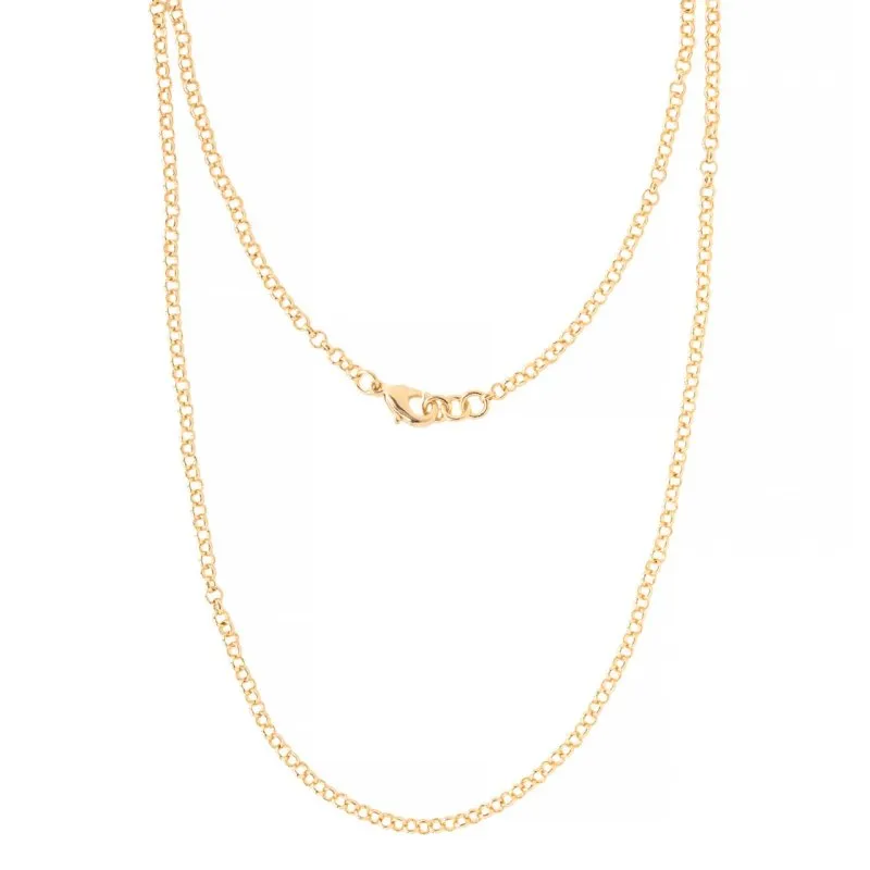 3mm Gold Filled Bonded Classic Belcher Chain 18/22 Inches