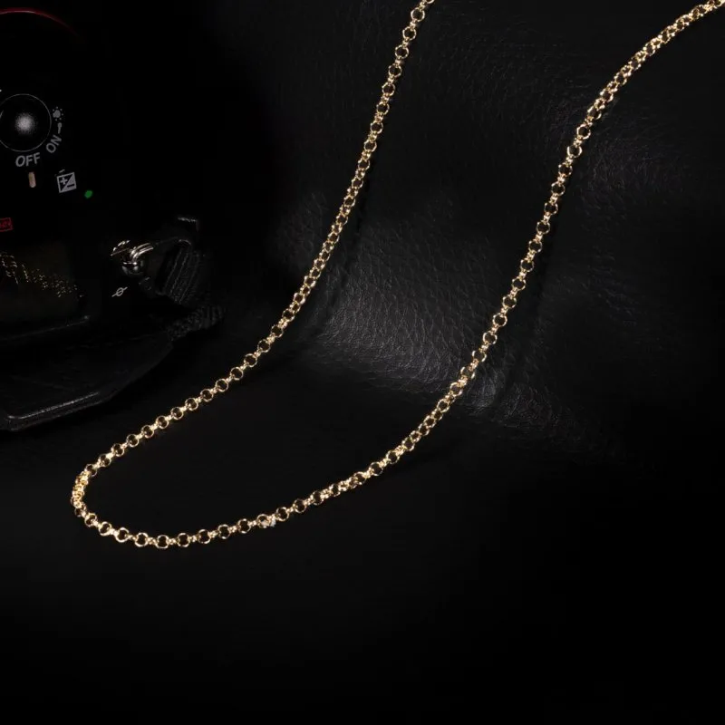 3mm Gold Filled Bonded Classic Belcher Chain 18/22 Inches