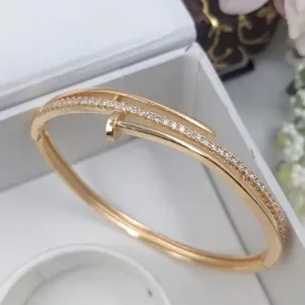Aamrapali Gold Plated American Diamond Bangle