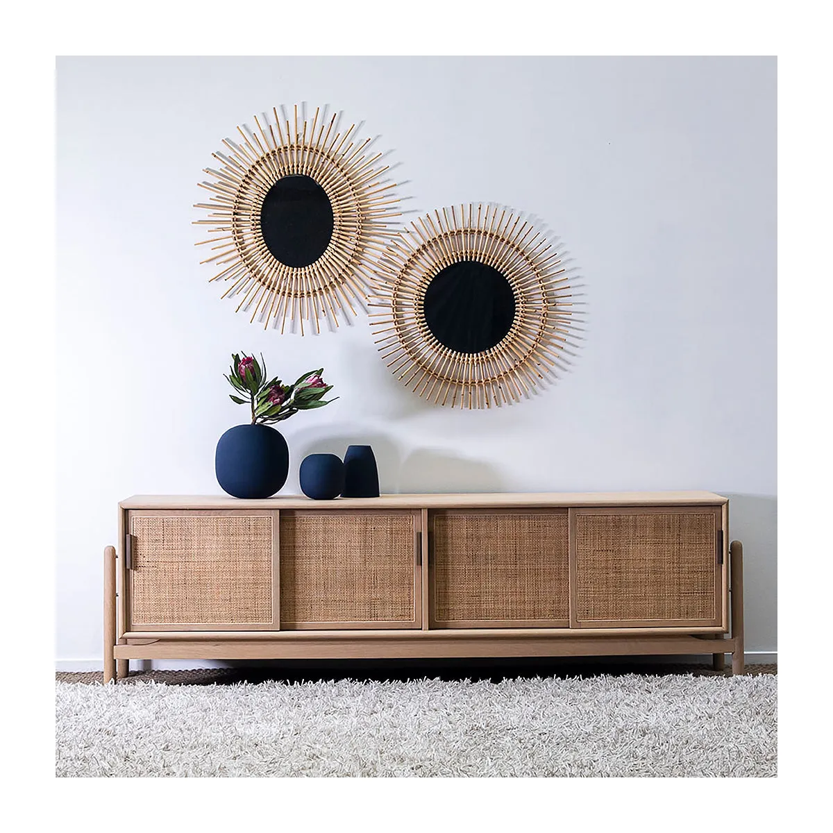 Alfa Rattan Sideboard