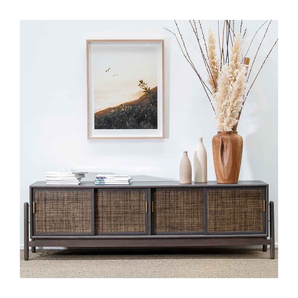 Alfa Rattan Sideboard