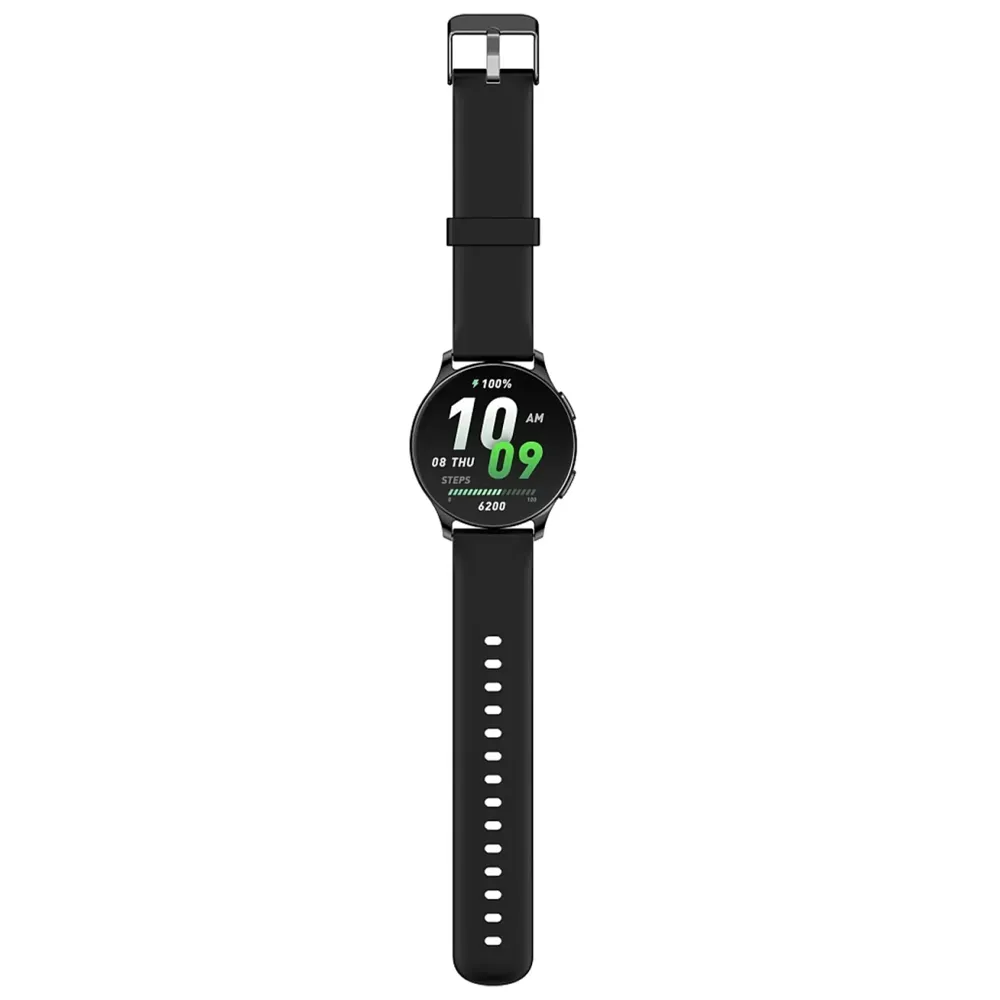 Amazfit Pop 3R Smart Watch (45.5mm) Black Case With Black Silicone Strap