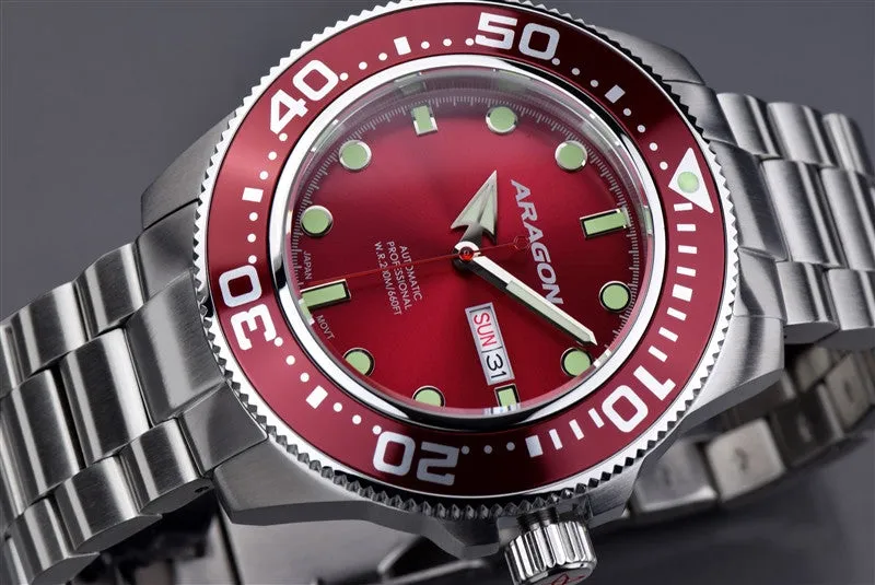 ARAGON Divemaster Automatic 50mm A054RED
