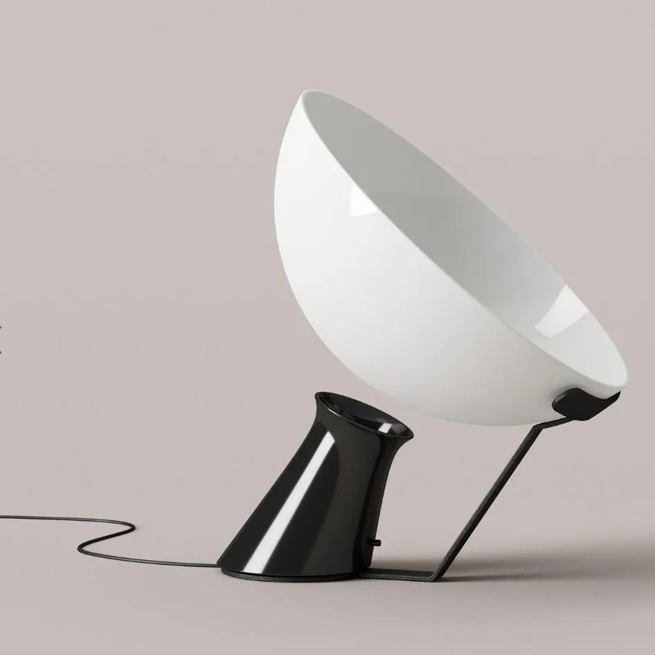 Artistic Modern LED Table Lamps Minimalist Night Lampare Black