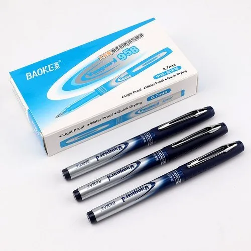 Baoke 0.5mm Blue Ink Gel Pen Pack of 6 (PC 958)