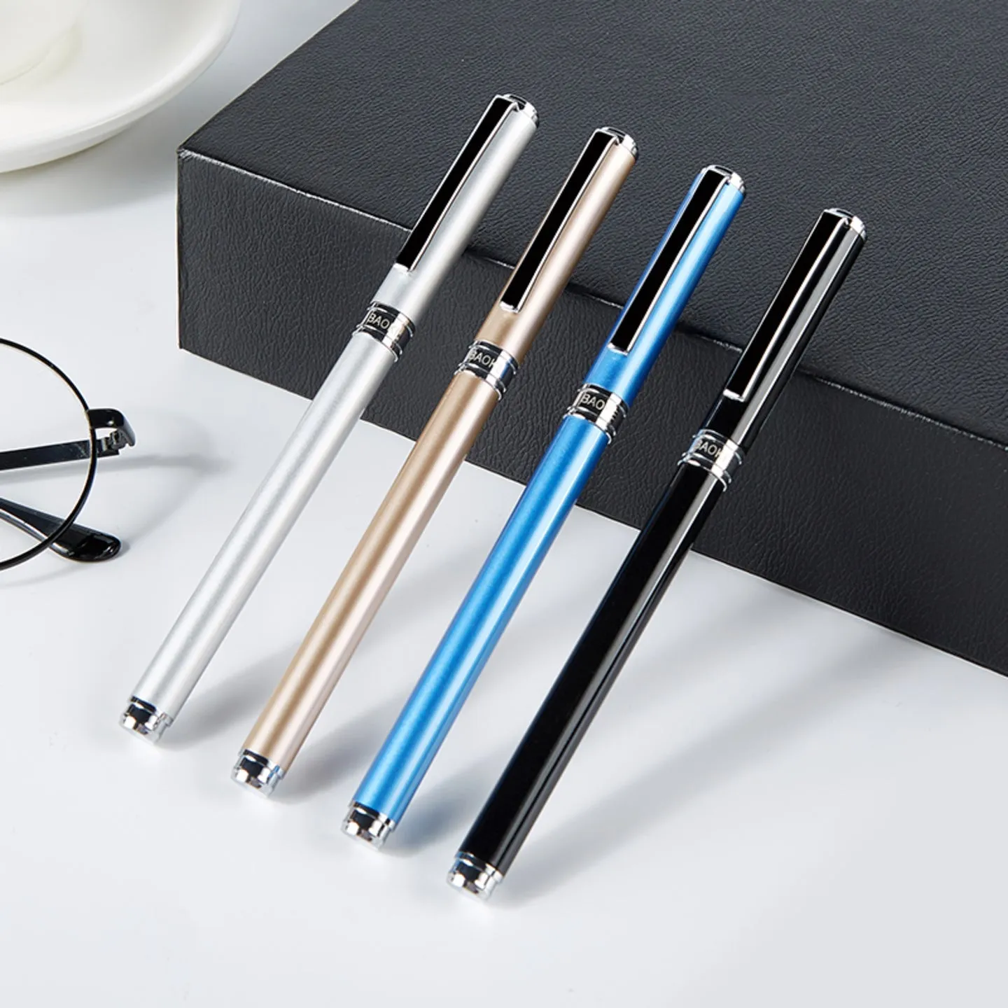 Baoke PM157 0.5mm Fine Point Black Ink Gel Pen - Smooth Writing, Quick-Drying, and Comfortable Grip
