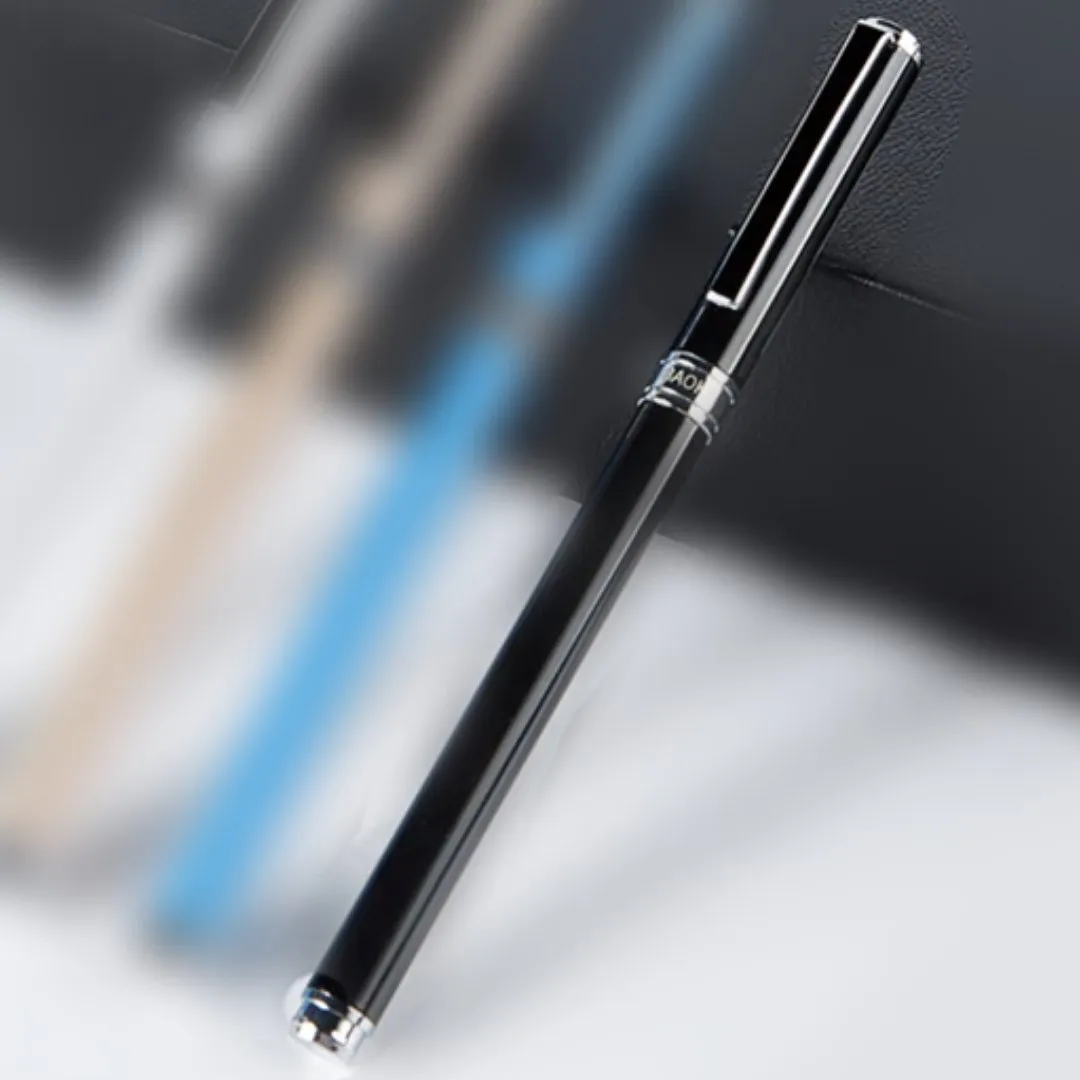 Baoke PM157 0.5mm Fine Point Black Ink Gel Pen - Smooth Writing, Quick-Drying, and Comfortable Grip