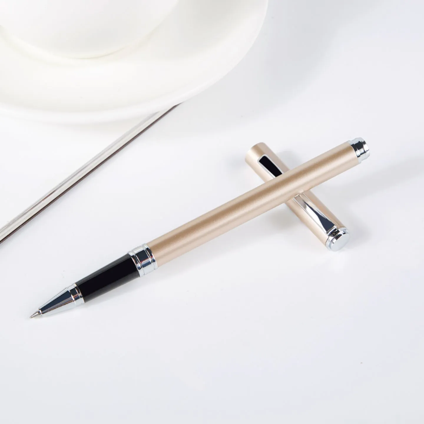 Baoke PM157 0.5mm Fine Point Black Ink Gel Pen - Smooth Writing, Quick-Drying, and Comfortable Grip