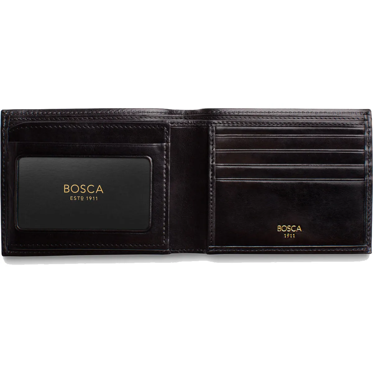 Bosca Old Leather BiFold With Card/ID Flap