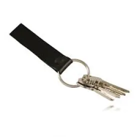 Boston Leather Zipper Pull / Key Fob - Rectangle