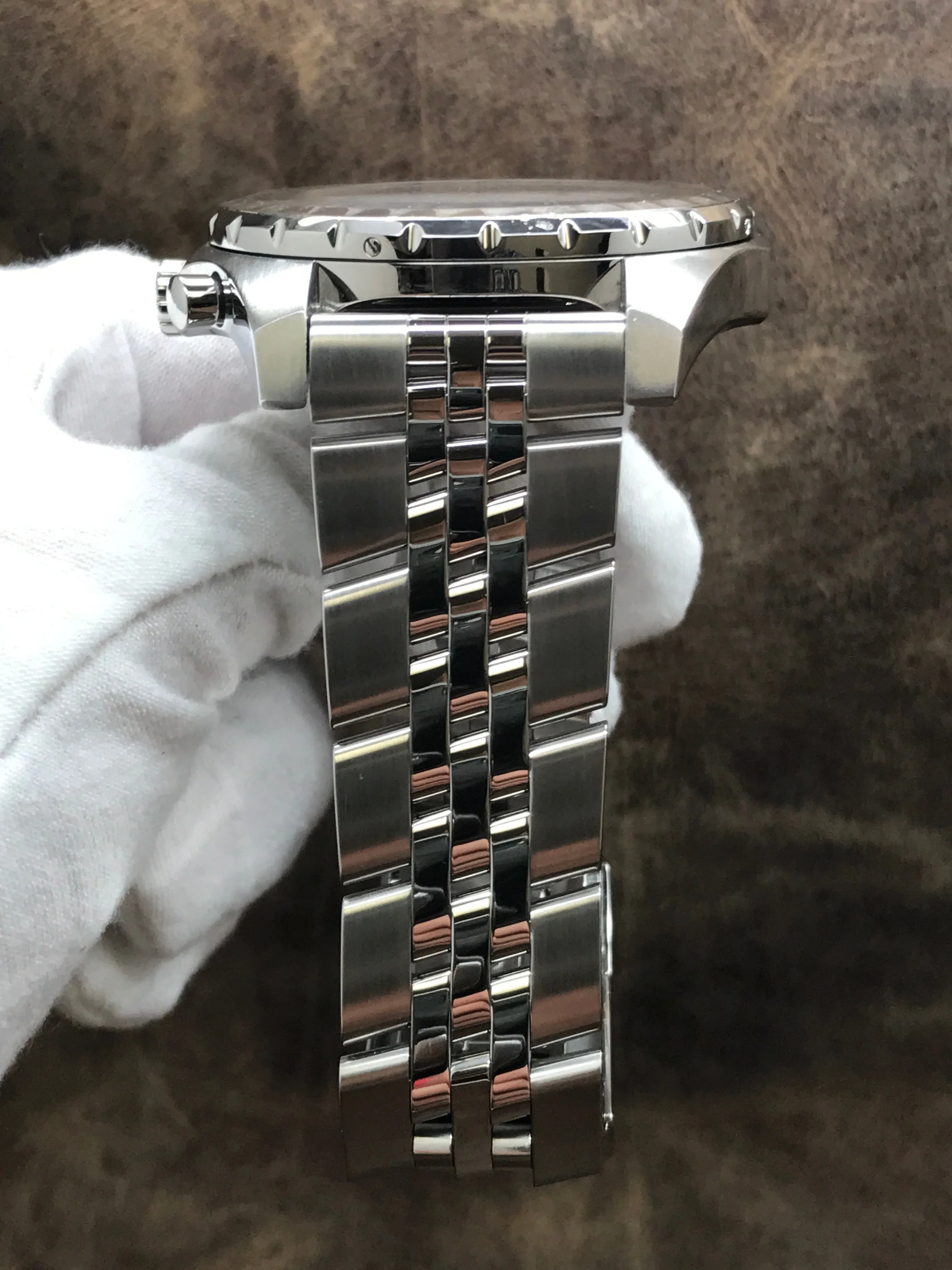 Breitling Bentley Chronograph A25363 Black Dial Automatic Men's Watch