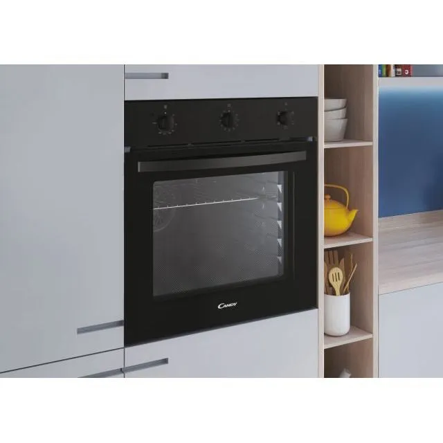 Candy Idea 65L Built-In Electric Single Oven - Black | FIDCN403