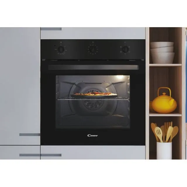 Candy Idea 65L Built-In Electric Single Oven - Black | FIDCN403