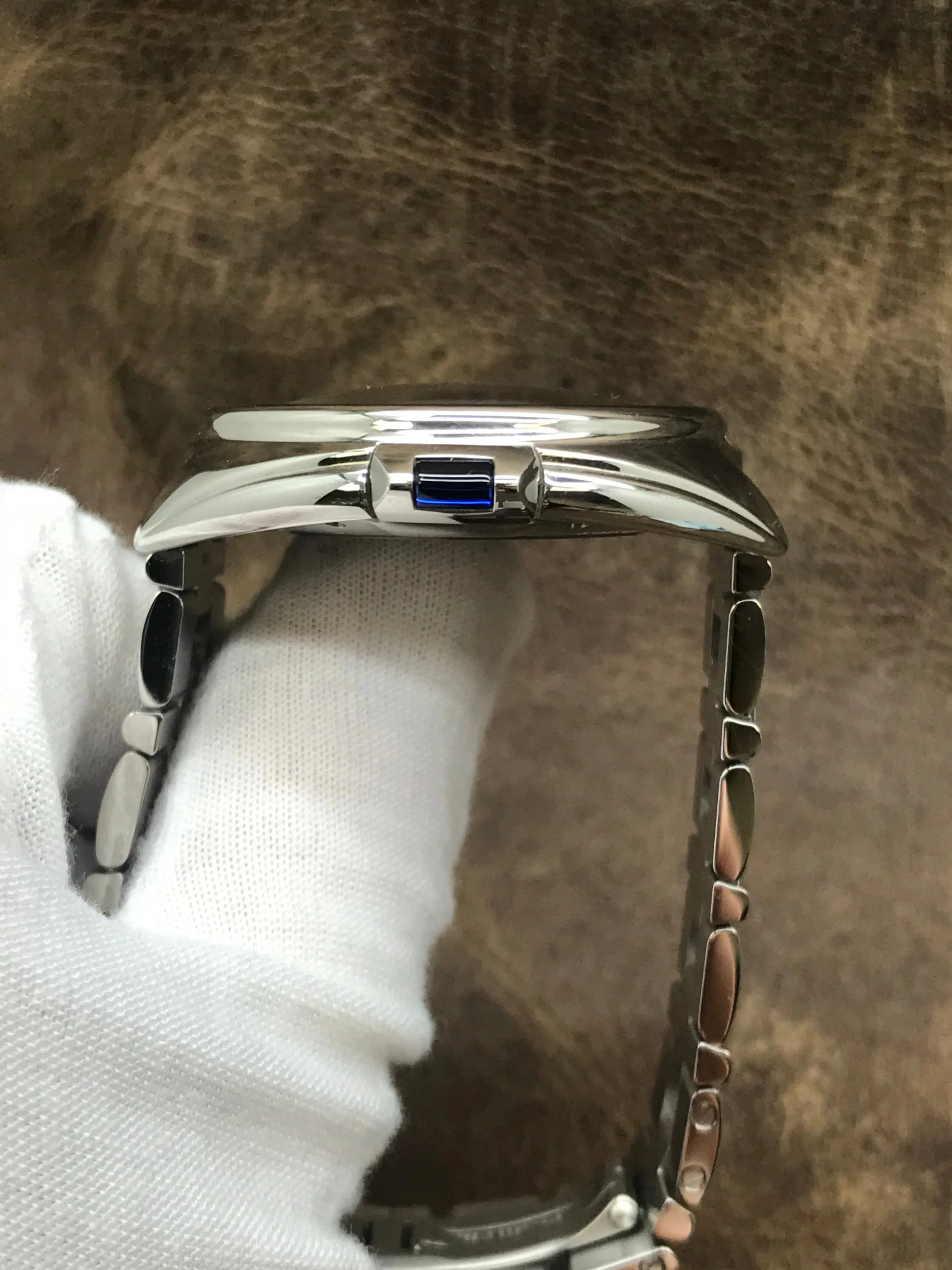 Cartier Cle de Cartier WSCL0007 Silver Guilloche Dial Automatic Men's Watch