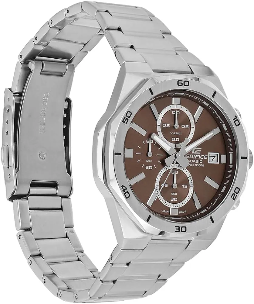 Casio Edifice Chronograph Brown Dial Men's Watch | EFV-640D-5AVUDF