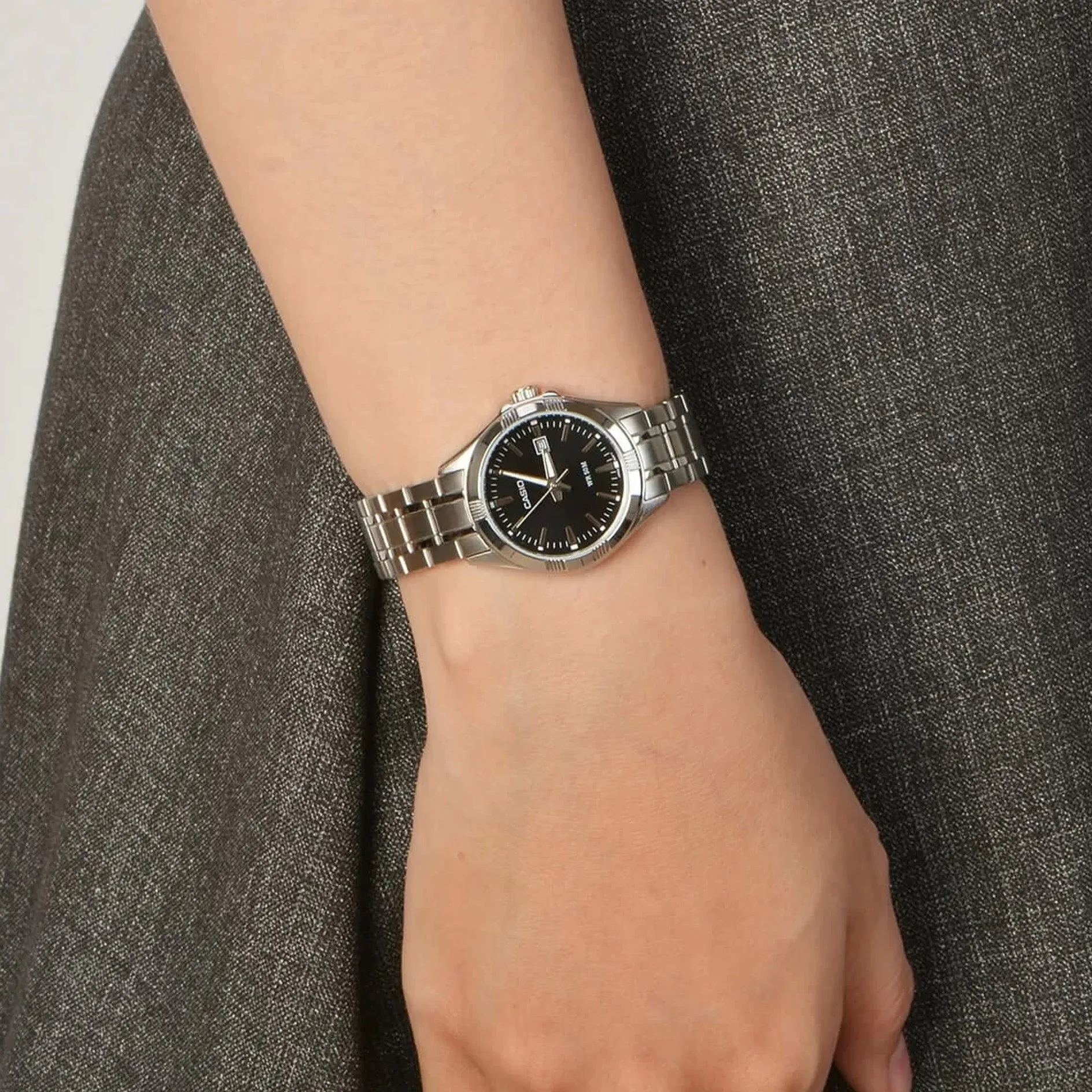 Casio - LTP-1308D-1AVDF -Stainless Steel Wrist Watch for Women