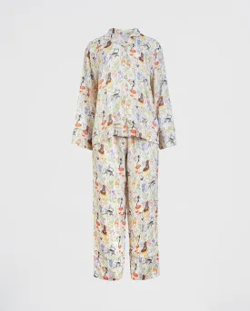 Catherine Rowe Pet Portraits Long Pyjamas - Margarita Green