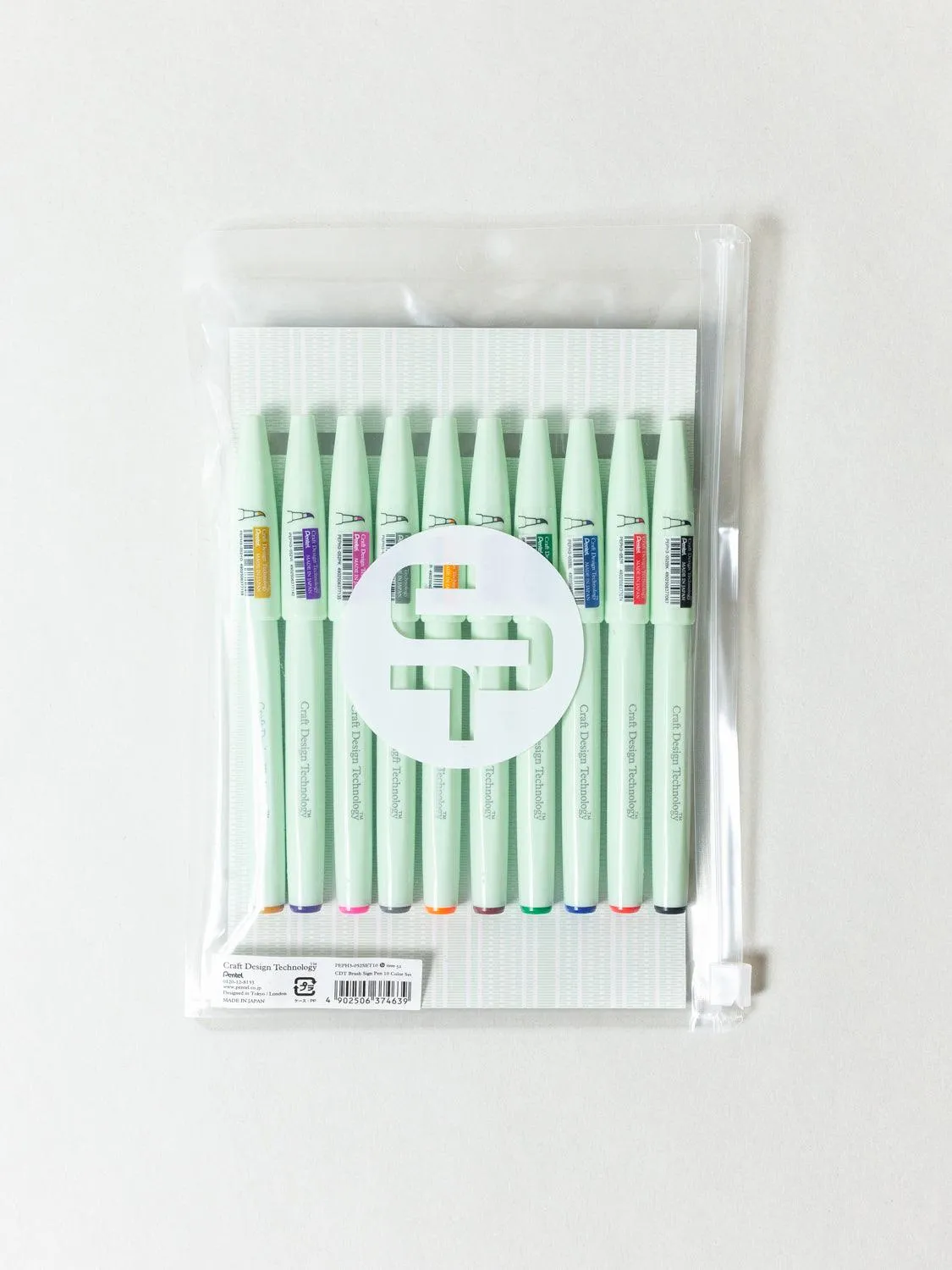 CDT Brush Sign Pens - 10-Pack, Assorted Colors