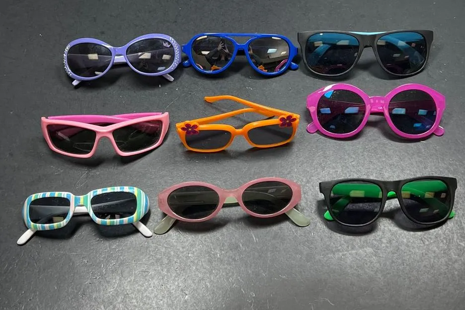 Children's Assorted Styles and Colors Sunglasses Lot