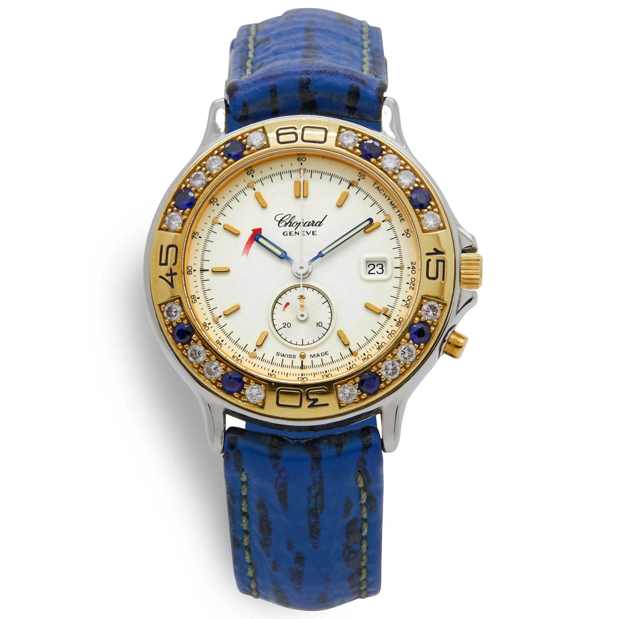 Chopard Ladies Chronograph Mille Miglia 13/8175-23 White Dial Quartz Women's Watch