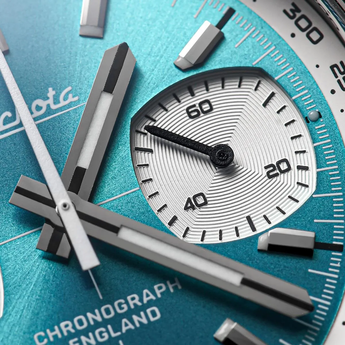 Chronotimer Aurora Chronograph Watch Aqua Sunburst