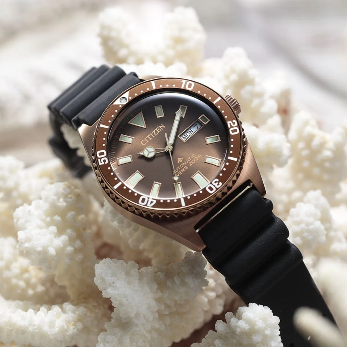 Citizen 45mm Brown Dial Automatic Men's Watch