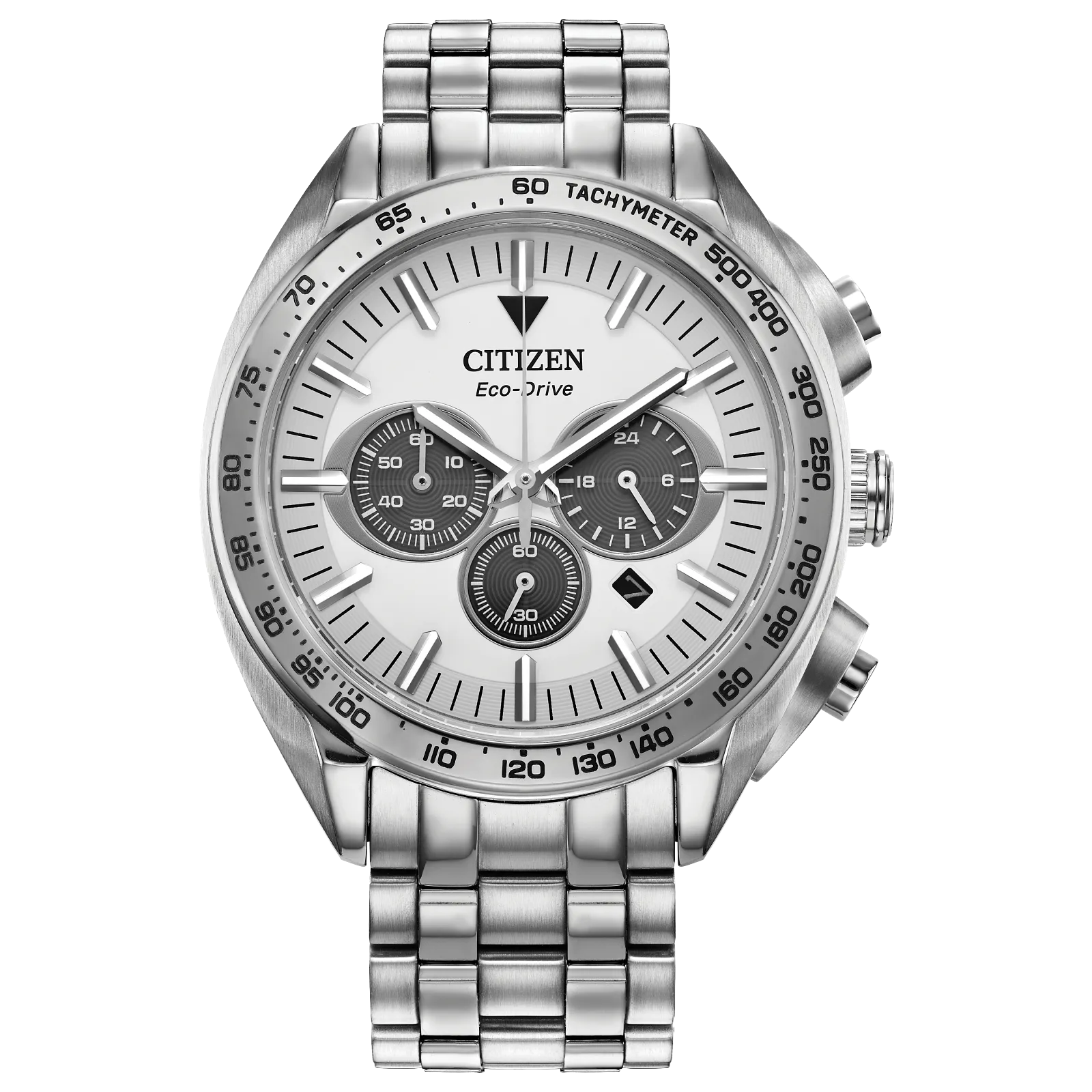 Citizen Carson 43mm White Eco-Drive Men's Watch