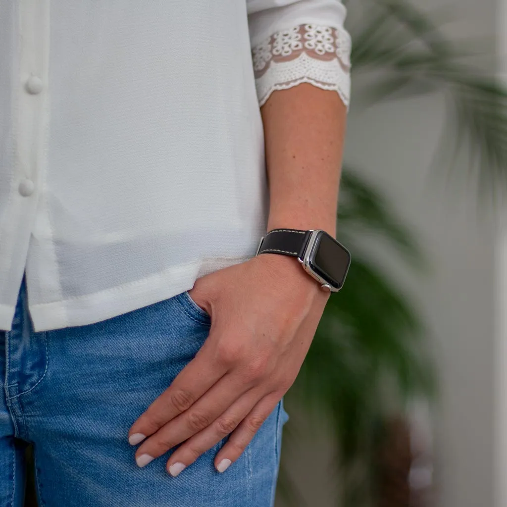 Clessant Black Isère Apple Watch Band