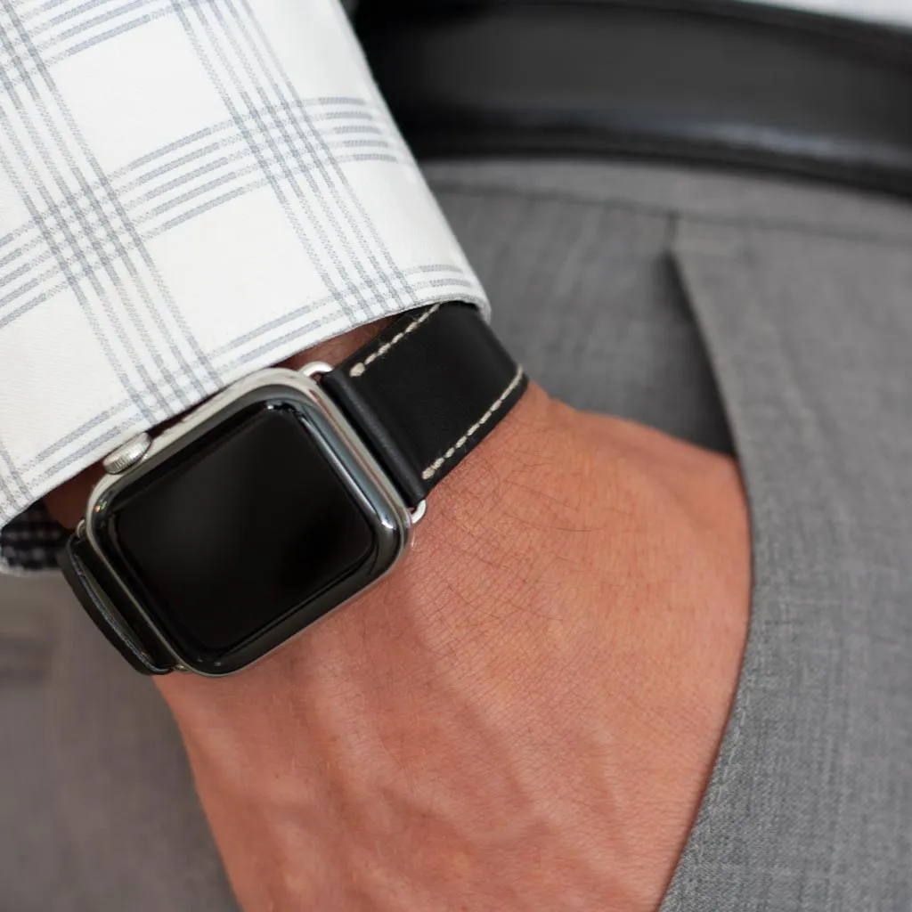 Clessant Black Isère Apple Watch Band