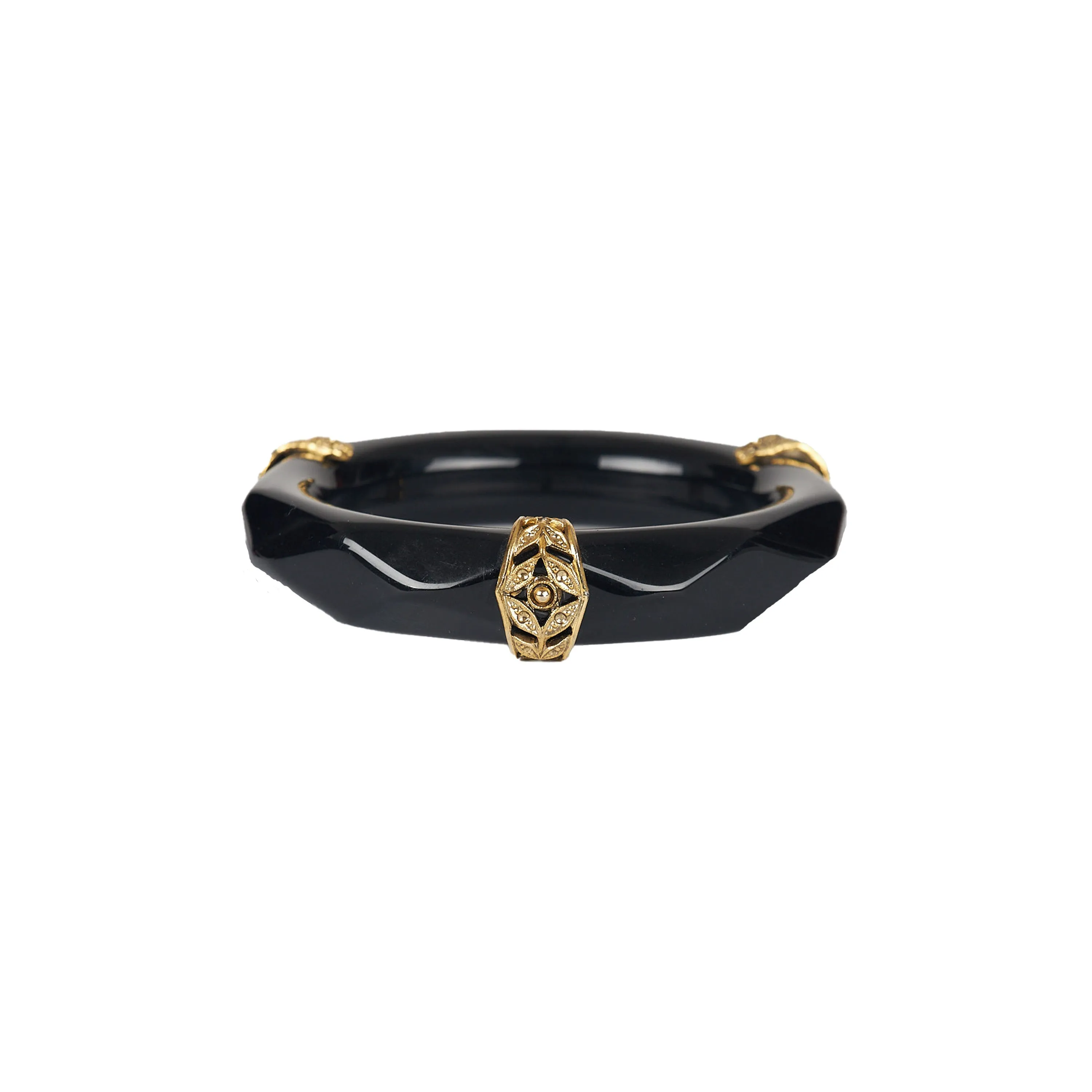 Collection Privée Bracelet with Golden Metal Details - '00s