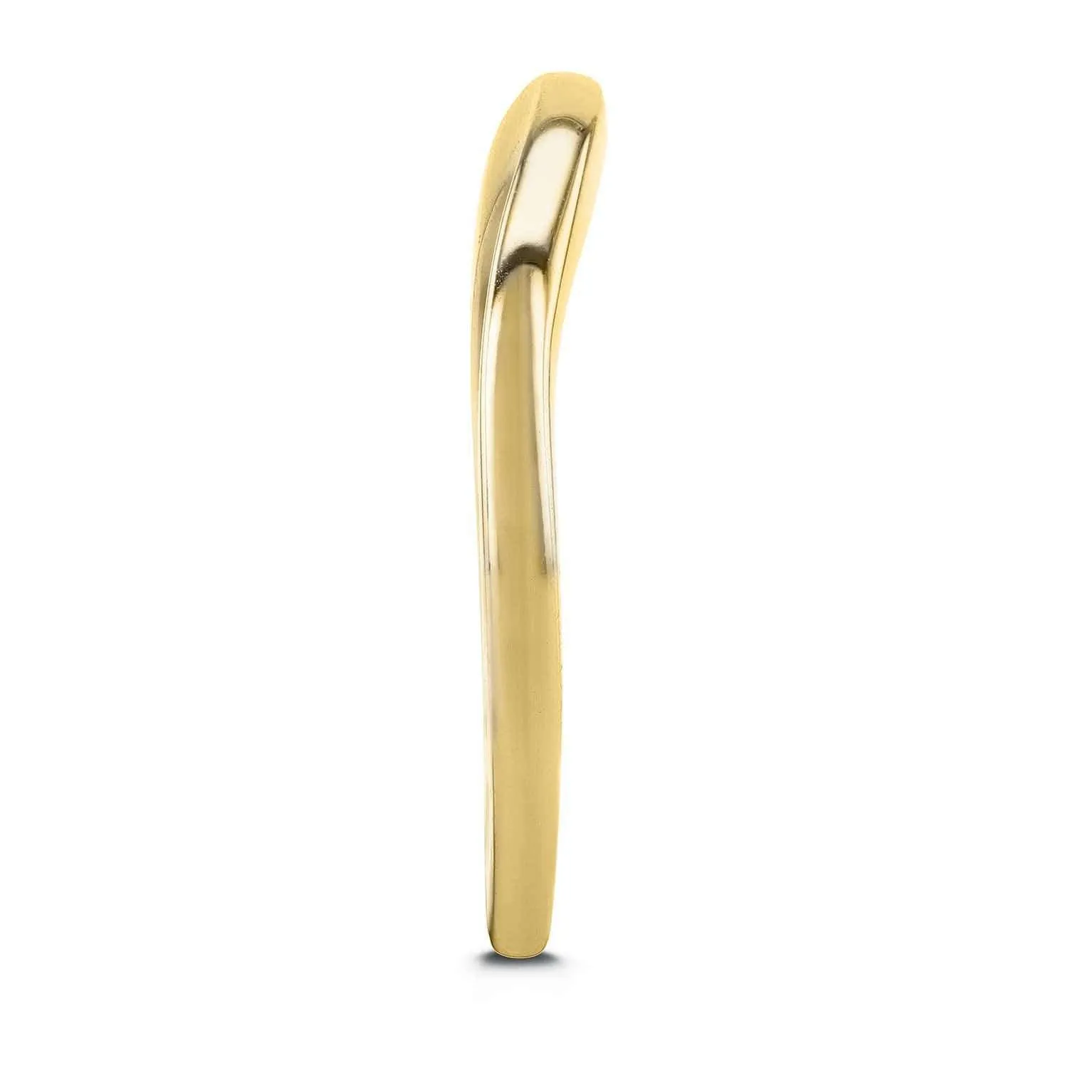 Contour Wedding Band in 14k Yellow Gold