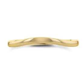 Contour Wedding Band in 14k Yellow Gold