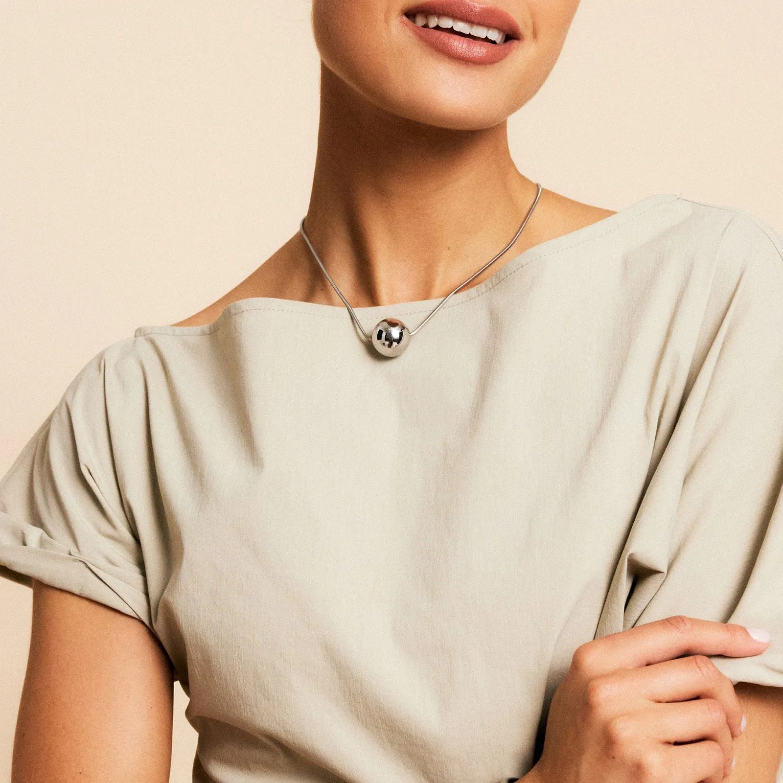Diego Necklace Steel