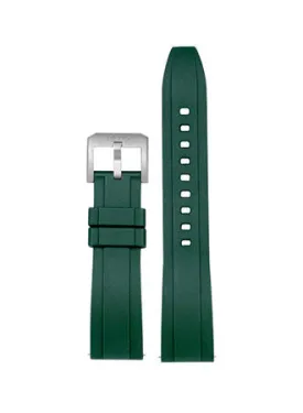 Dievas Green Rubber Strap