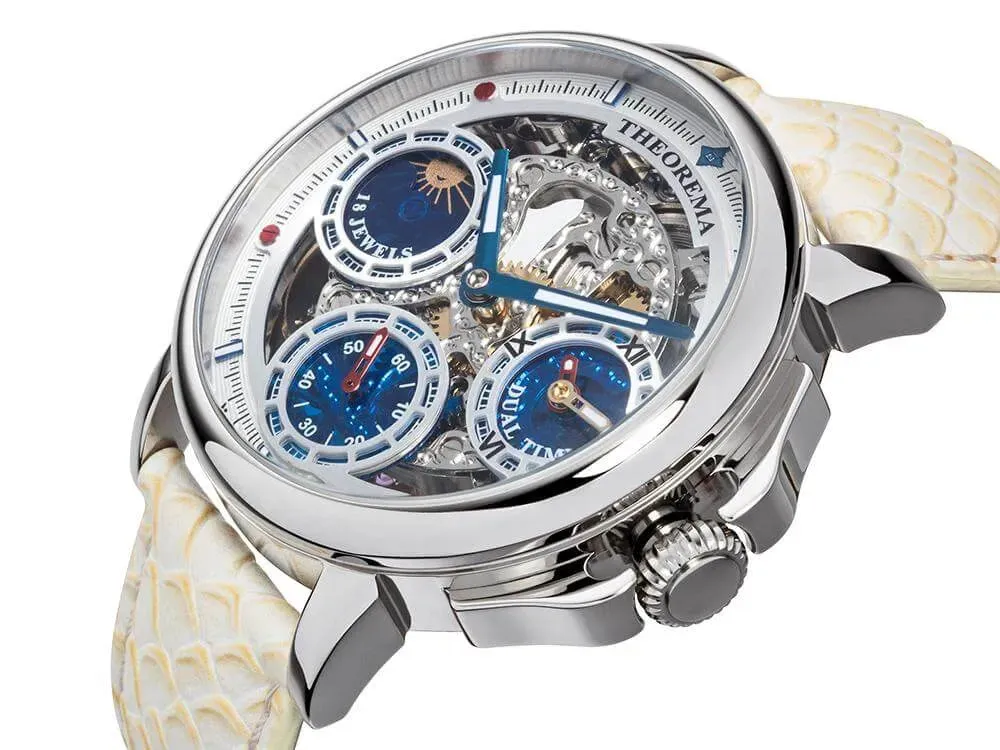 Dual-Time Buenos Aires Theorema - GM-114-1 | Silver |  Made in Germany