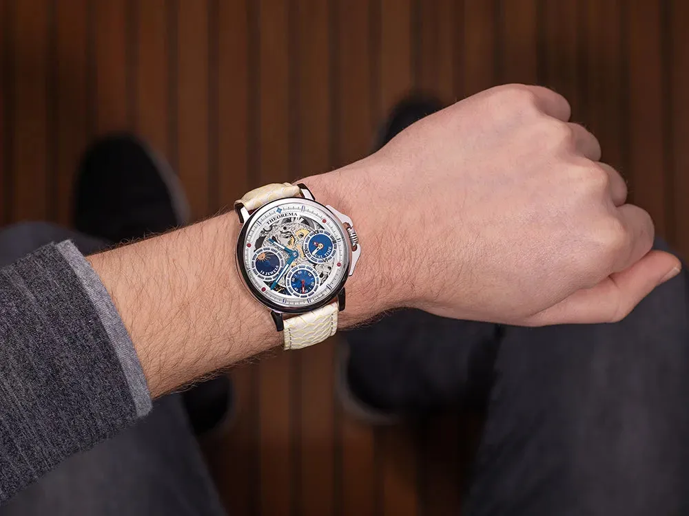 Dual-Time Buenos Aires Theorema - GM-114-1 | Silver |  Made in Germany