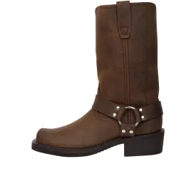 Durango 11 Inch Harness Boot Distressed Brown