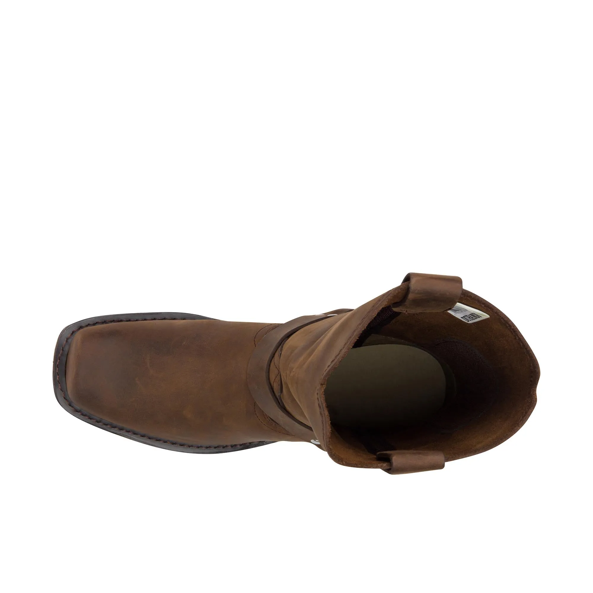 Durango 11 Inch Harness Boot Distressed Brown