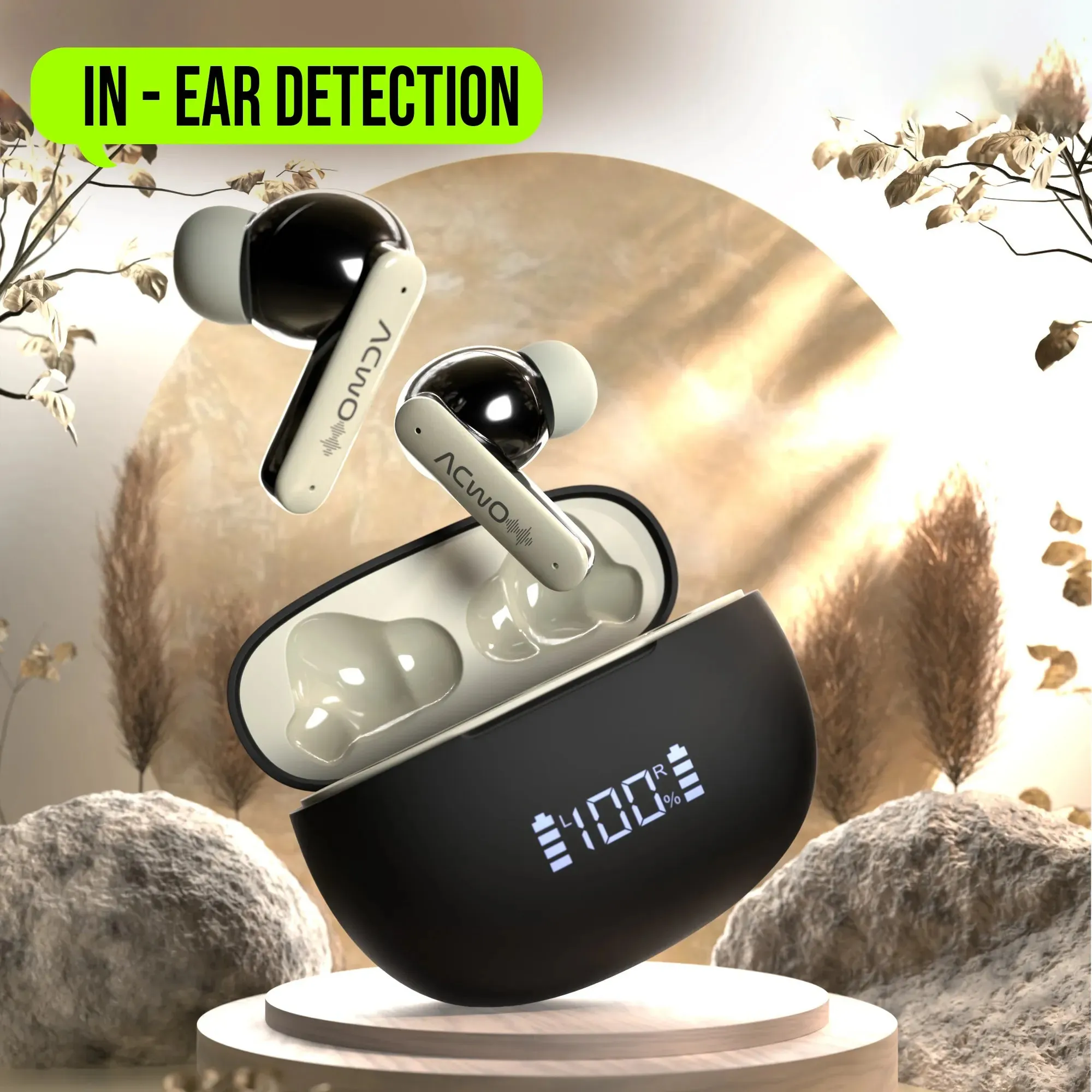 DwOTS 323 Black Earbuds