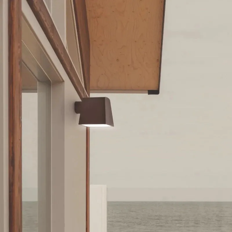 Exterior Rectangular Shade Wall Light