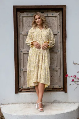 FINAL SALE Harvest Maxi Dress in Dawn Leopard