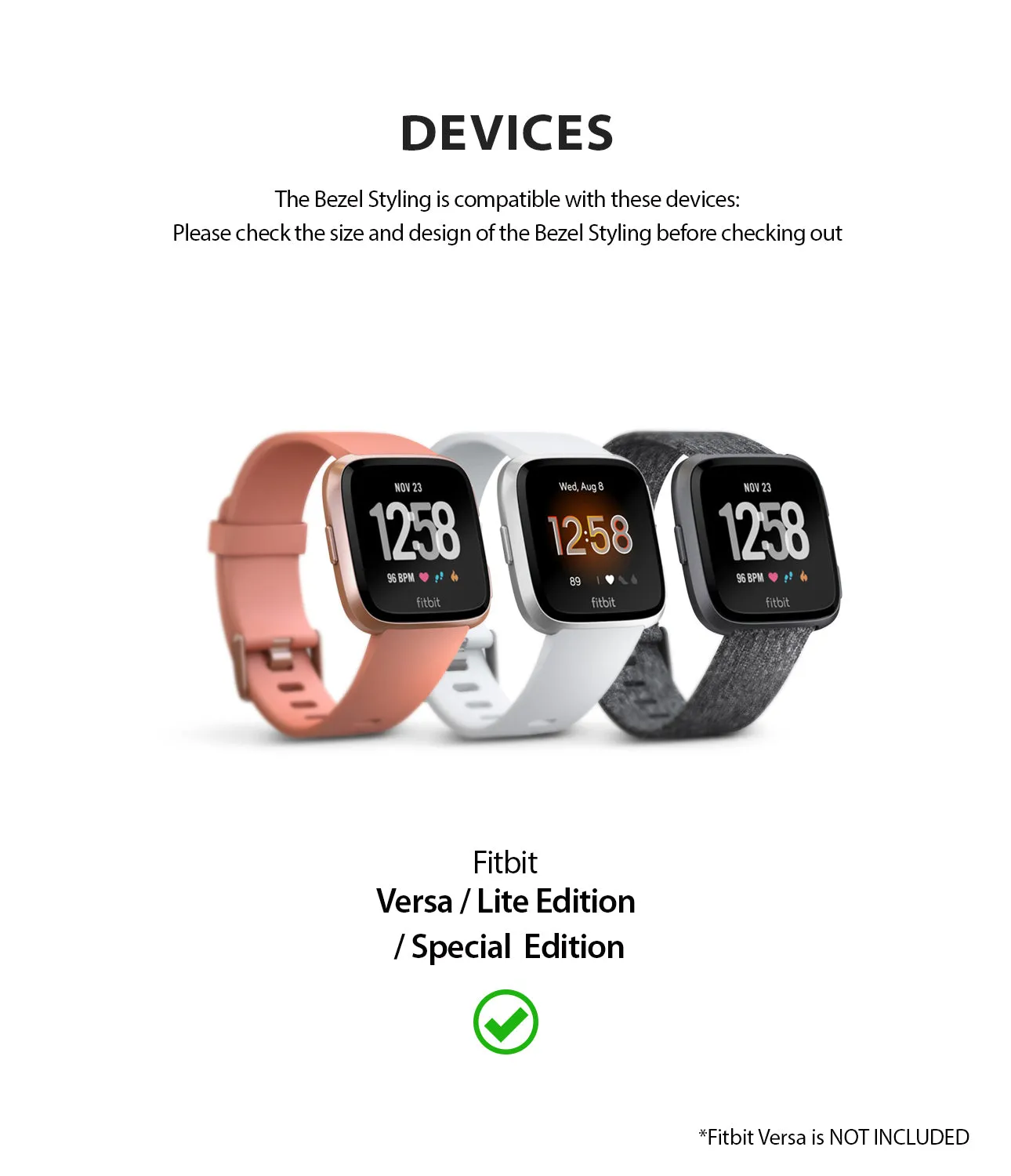 Fitbit Versa | Bezel Styling 04
