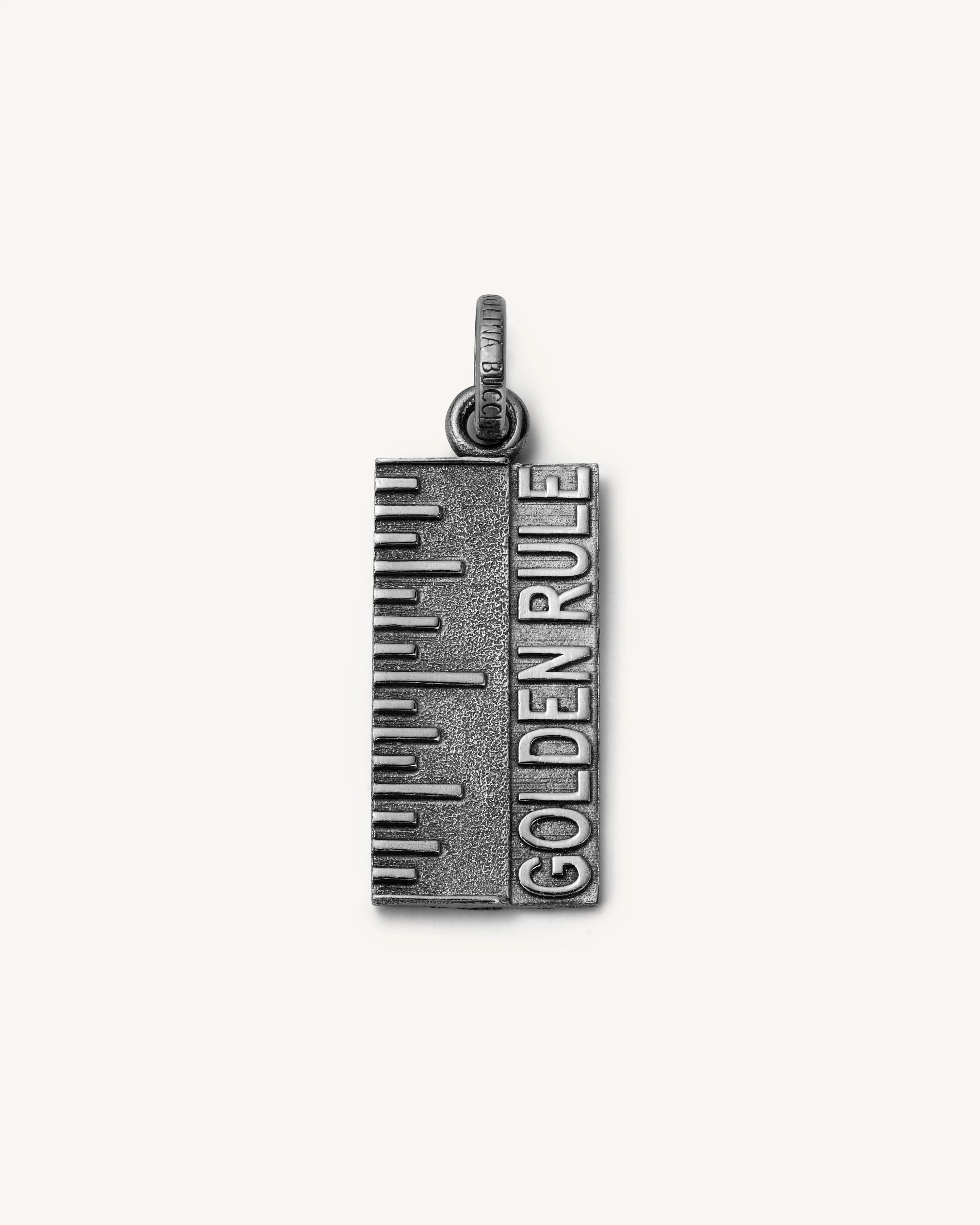 Florentine Finish Golden Rule Pendant